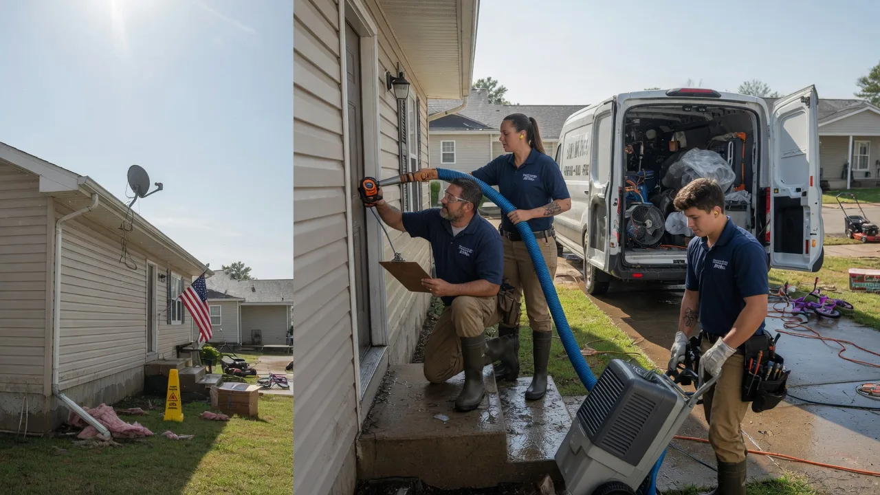 Ceiling Water Damage Restoration in Evans City, PA near me